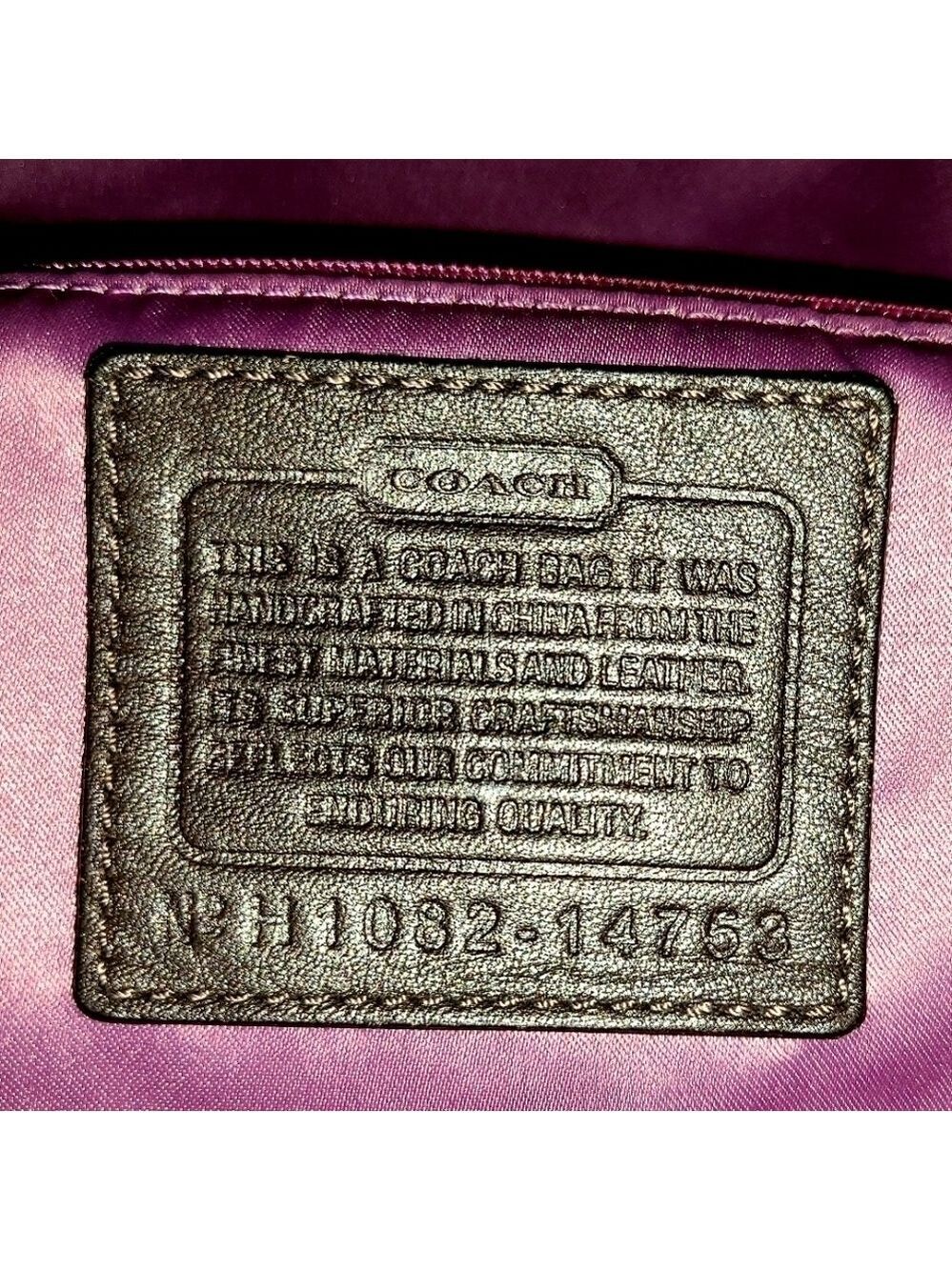 Coach Kristin Y2K Op Art Hobo Signature Monogram Shoulder Bag Chocolate Brown - Picture 9 of 16